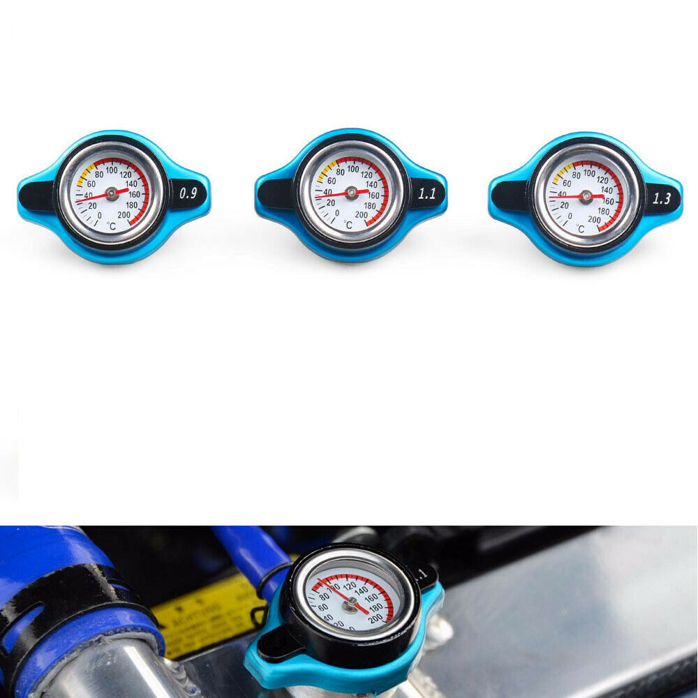 Car Thermostatic Gauge Radiator Cap Tank Cover Water Temperature Gauge Utility