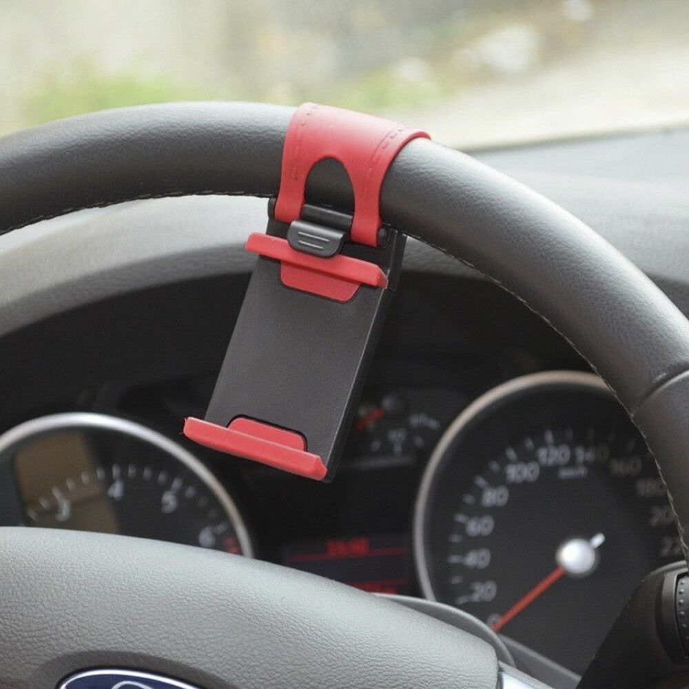 1PC AUTO DECORATIVE ACCESSORIES Clip Car Steering Wheel Bicycle Handlebar Holder