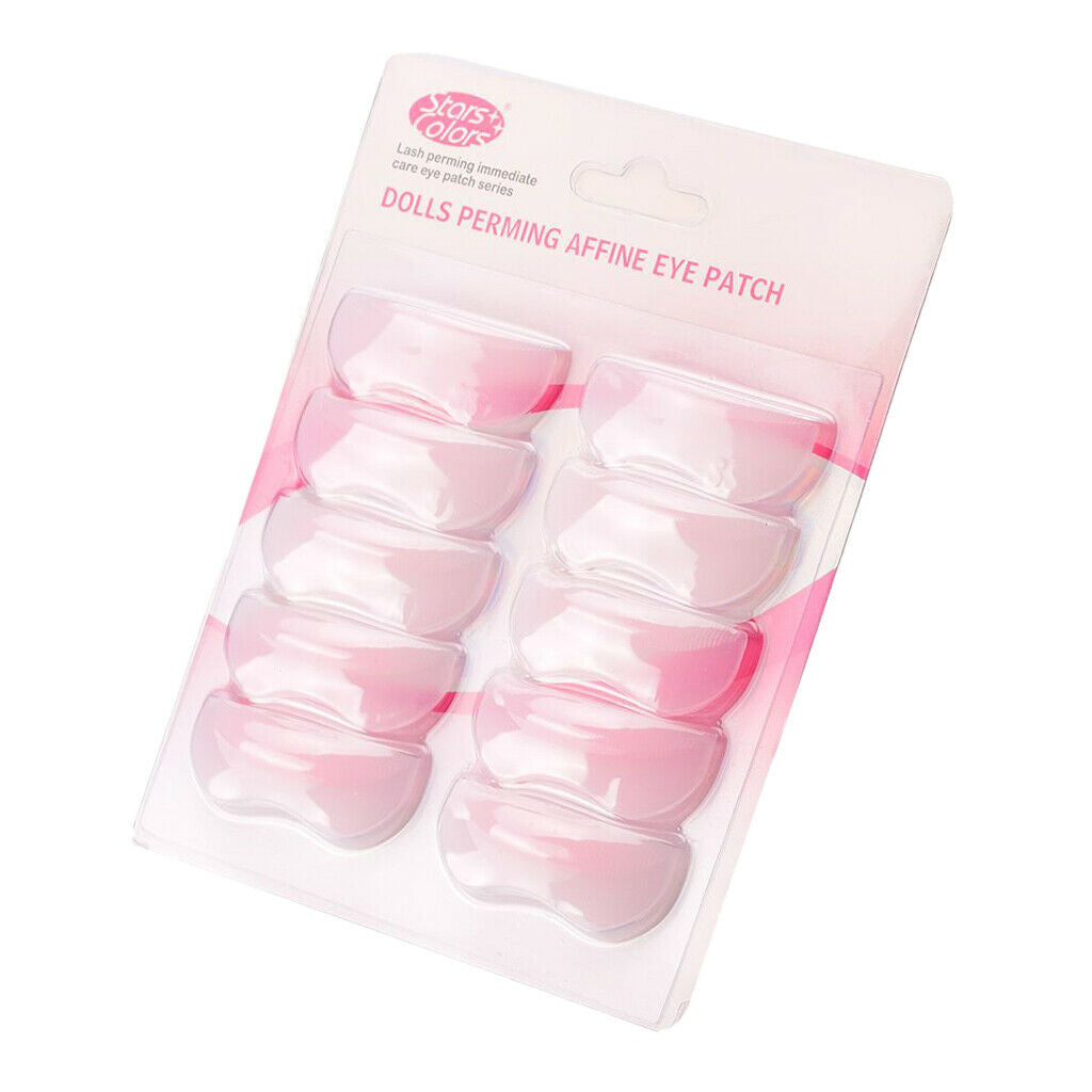 5 Pairs of Silicone Eyelashes Perming Curlers Shield Pads Makeup False Eyelashes