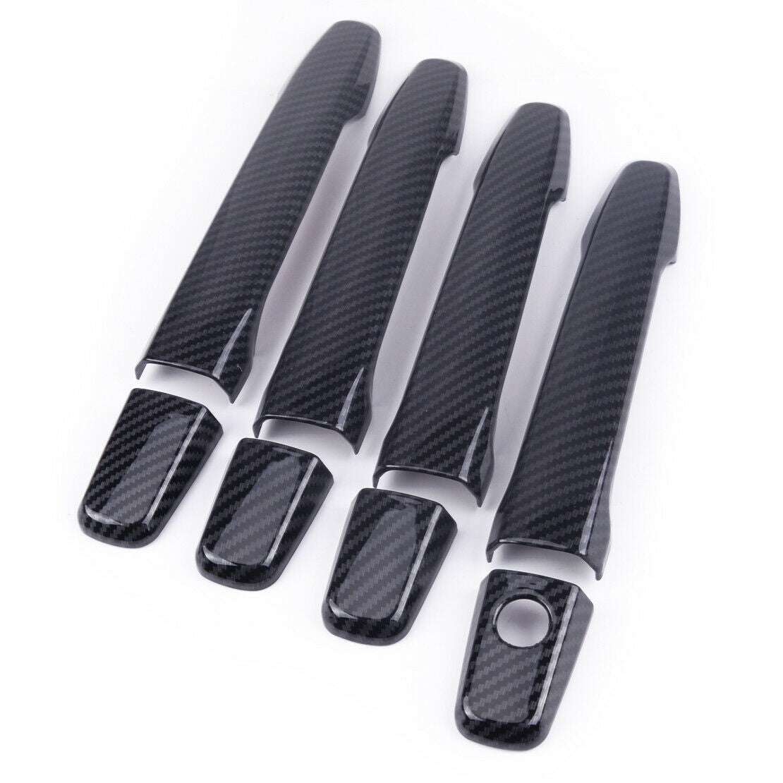 Fit for Mitsubishi Lancer EX Evolution X EVO 1×Carbon Fiber Door Handle Cover An