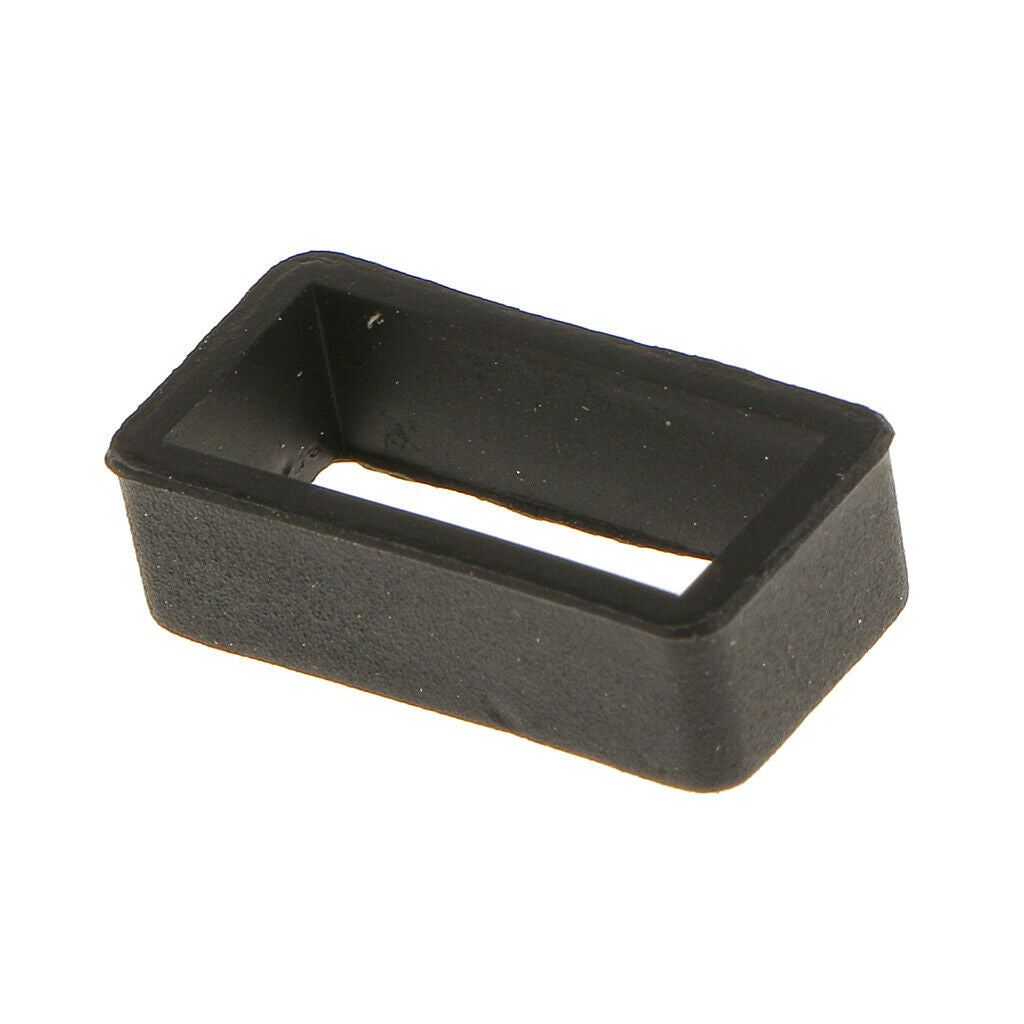 30x Black Watch Band Strap Replacement Small Rubber Strap Ends Loops Holder