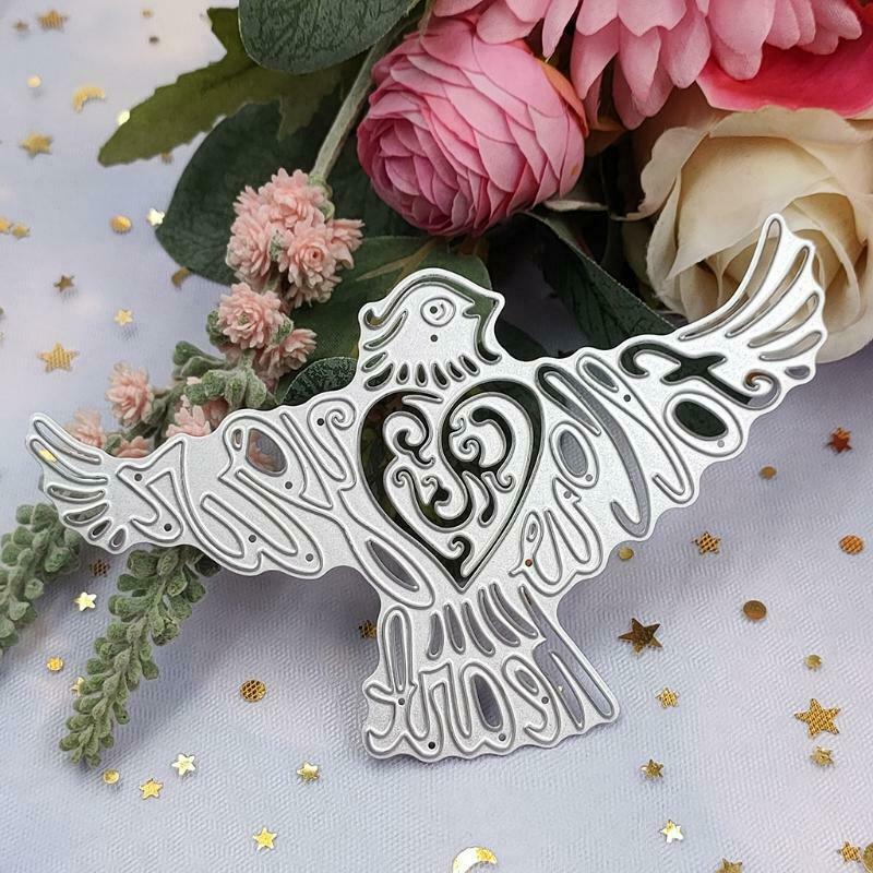 Eagle Metal Cutting Dies Stencil DIY Scrapbooking Album Paper Card Template Mold