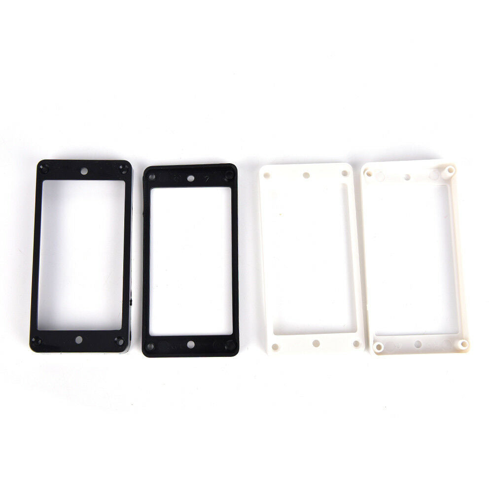 2pcs Humbucker Bridge Pickup Mounting Ring Frame Surround for Guitarblack.l8