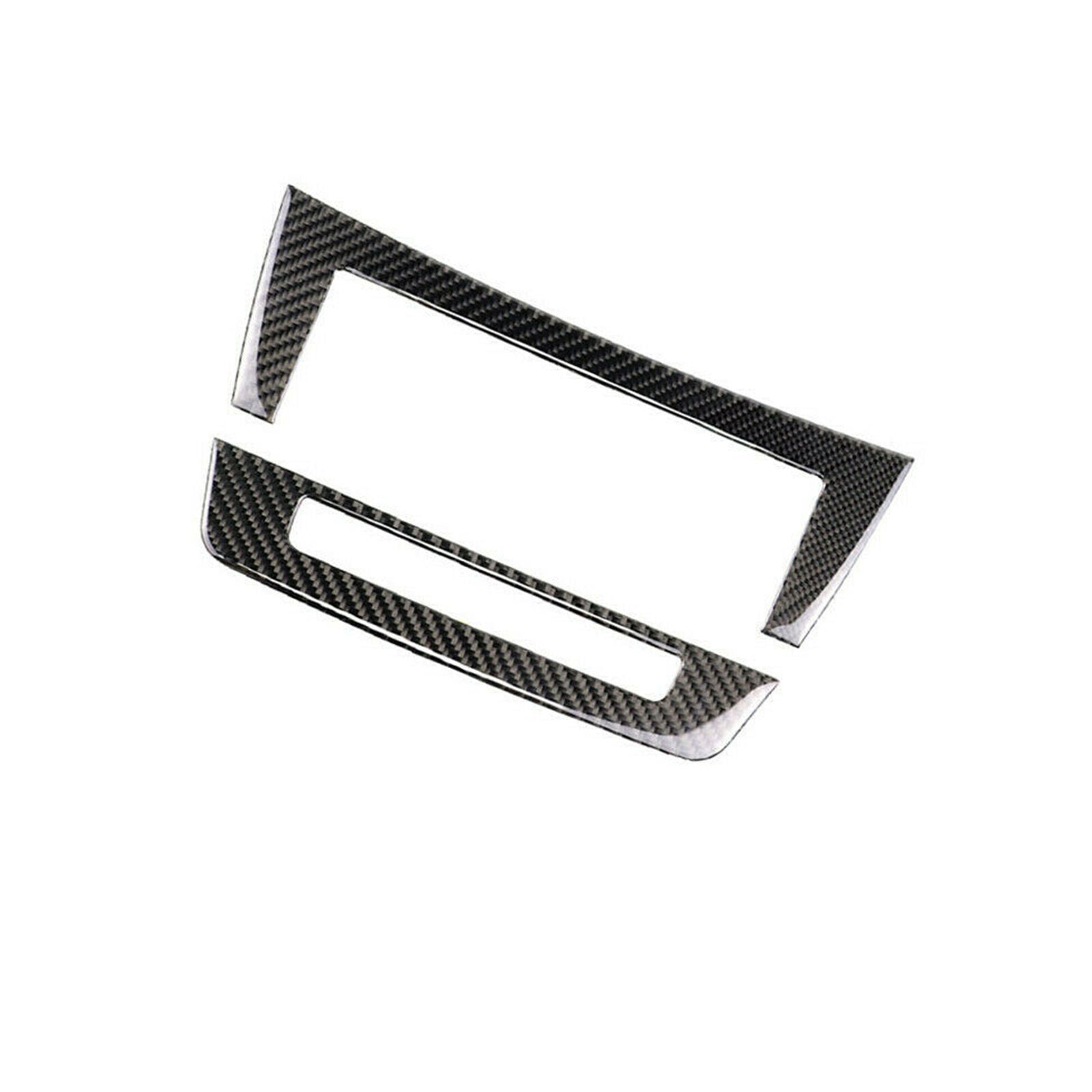 Carbon Fiber Center CD Control Panel Cover For Mercedes Benz C Class W204 11-13