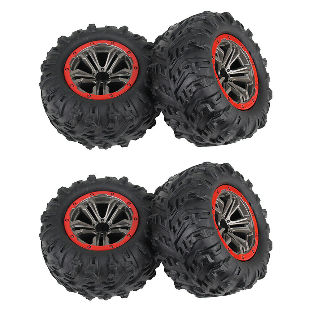 4pcs XINLEHONG 9125 1/10 RC Car Tire 4WD 46km/h RC Racing Car Durable Parts
