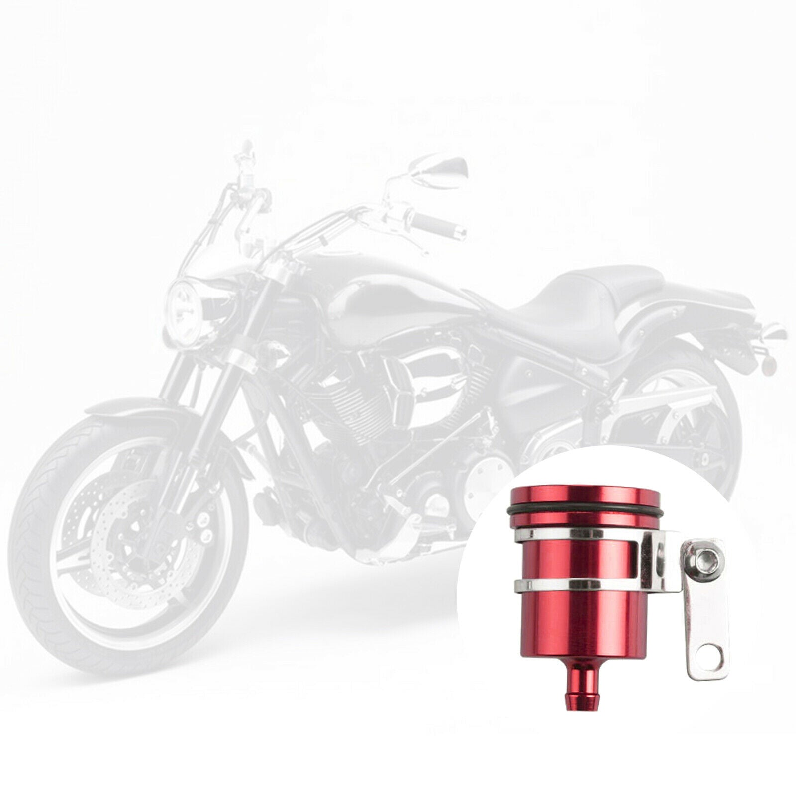 Motorcycle Brake Reservoir Universal Parts Fit for Kawasaki for Yamaha Red