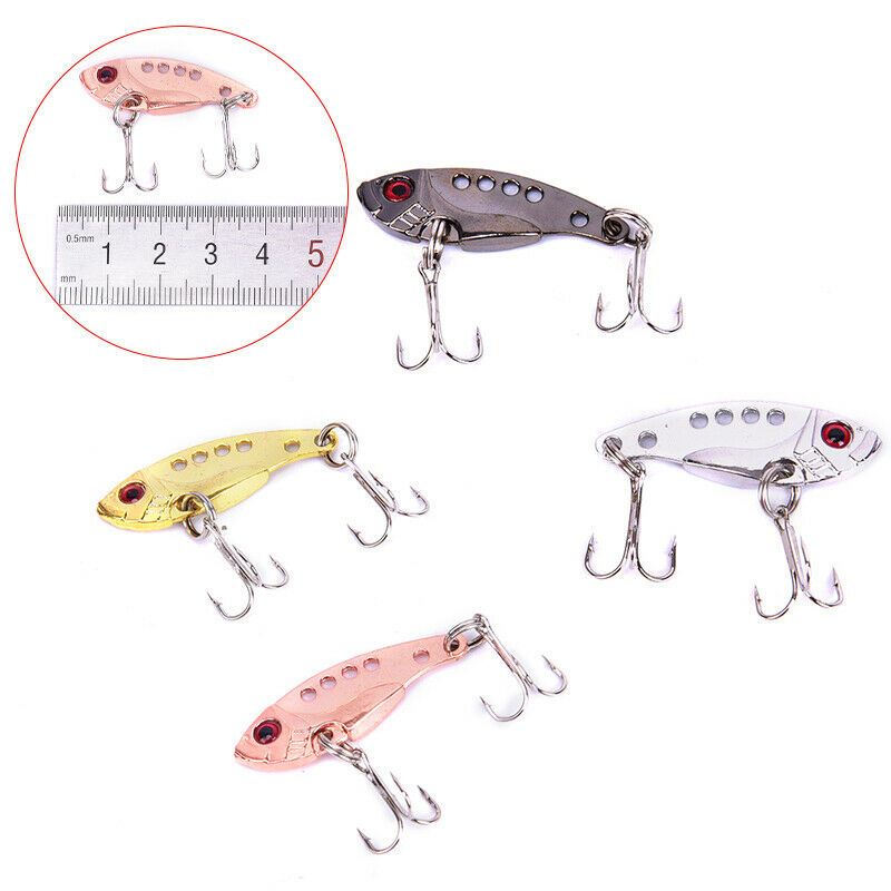 4pcs/lot Metal Fishing Lure VIB 3.5cm/3.5g Bass Artificial Hard Bait Cicada L.DD