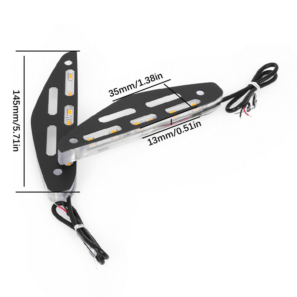 The Side Stealt Turn Signal Light Indicator Lamp For YAMAHA MT-09/FZ09 2014-2016
