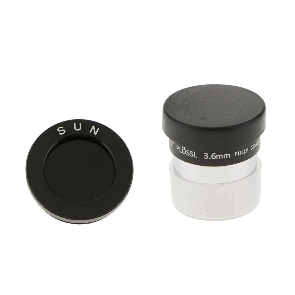 55 Degree Telescope Eyepiece Plossl PL 3.6mm HD Optical Glass with Black Color