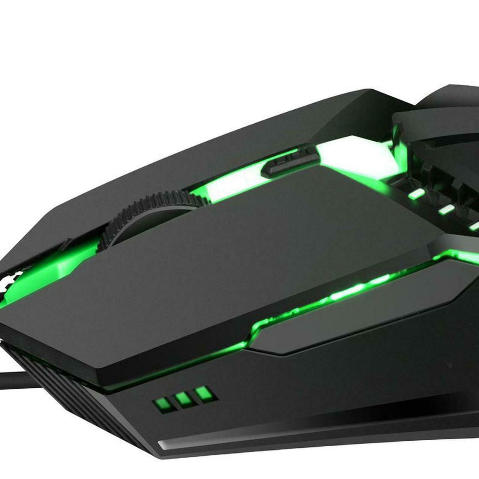 Programmable Wired Gaming Mouse RGB Lighting for Desktop Laptop PC Universal