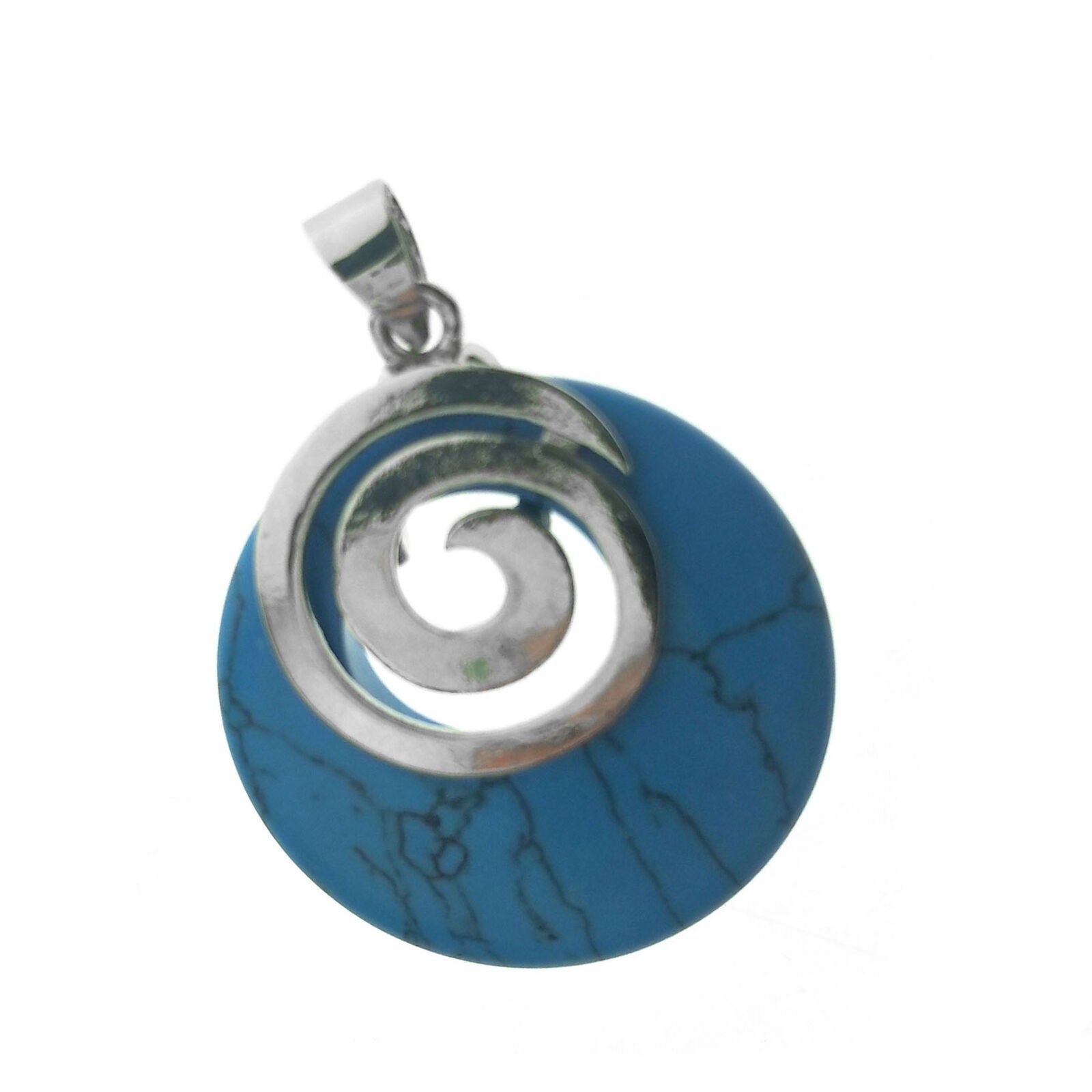 Nature Stone Weathy tornado Pendant Chakra Reiki Healing Amulet Energy