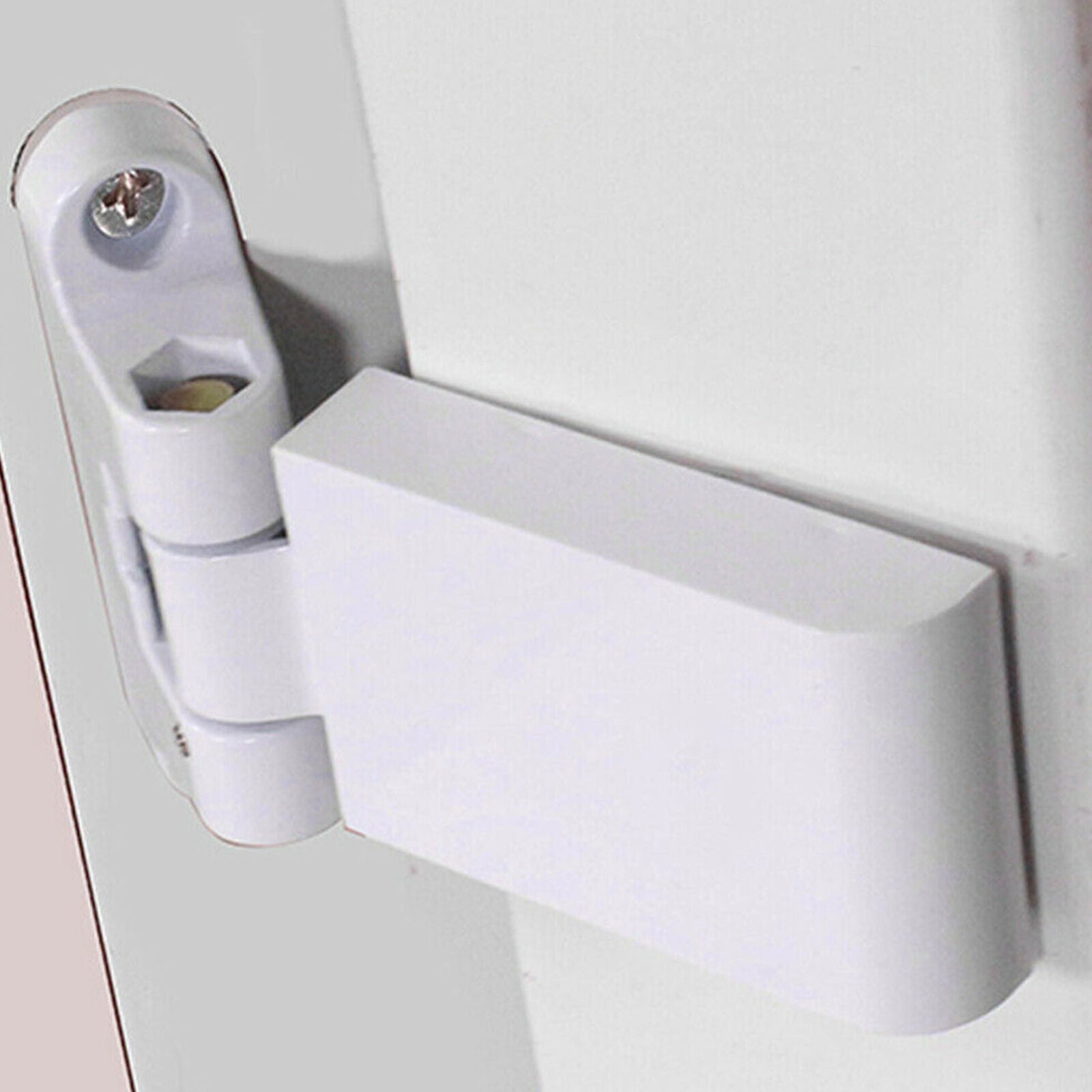 Home Door hinge Left Right White W/screw Door Flag Hinge PVC French Doors