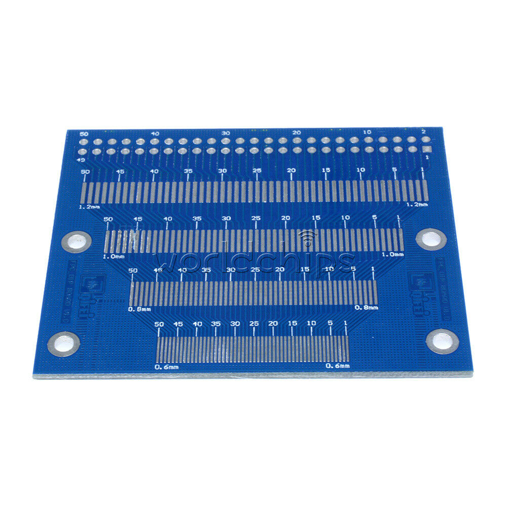 Pin Pitch 0.5mm To 1.2mm Adapter PCB FPC Board 2.0-3.5inch TFT LCD SMD To DIP