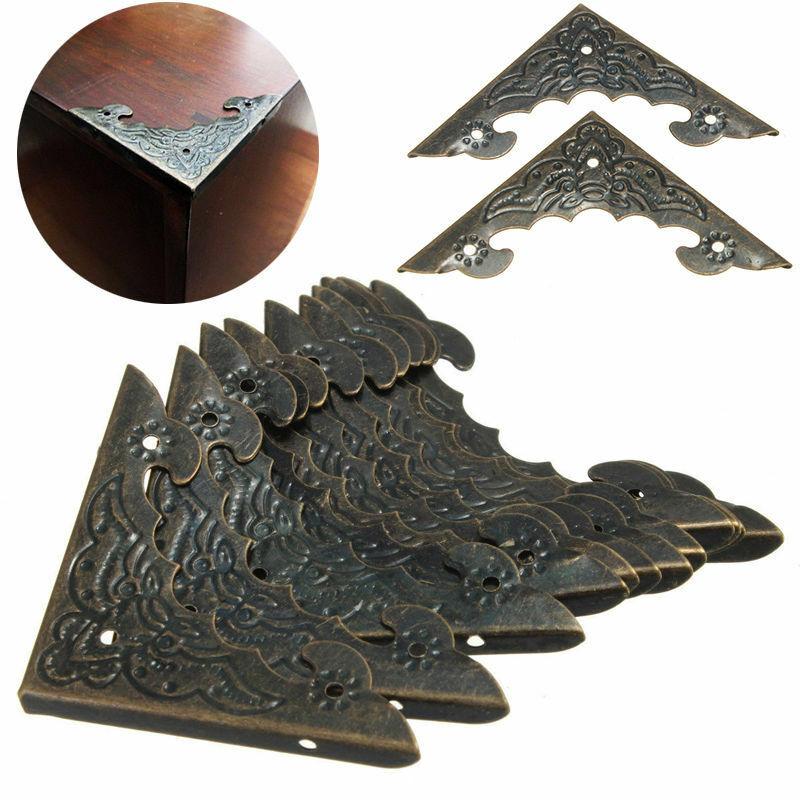 12pcs Decorative Jewelry Wood Box Picture Frame Corner Protector Guard