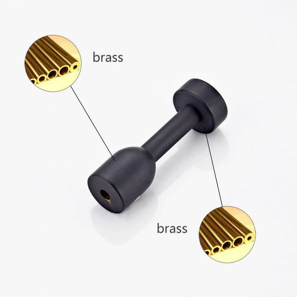Water-proof Towel Holder Rack Hook Bar with Base and Tail End f/ Washroom