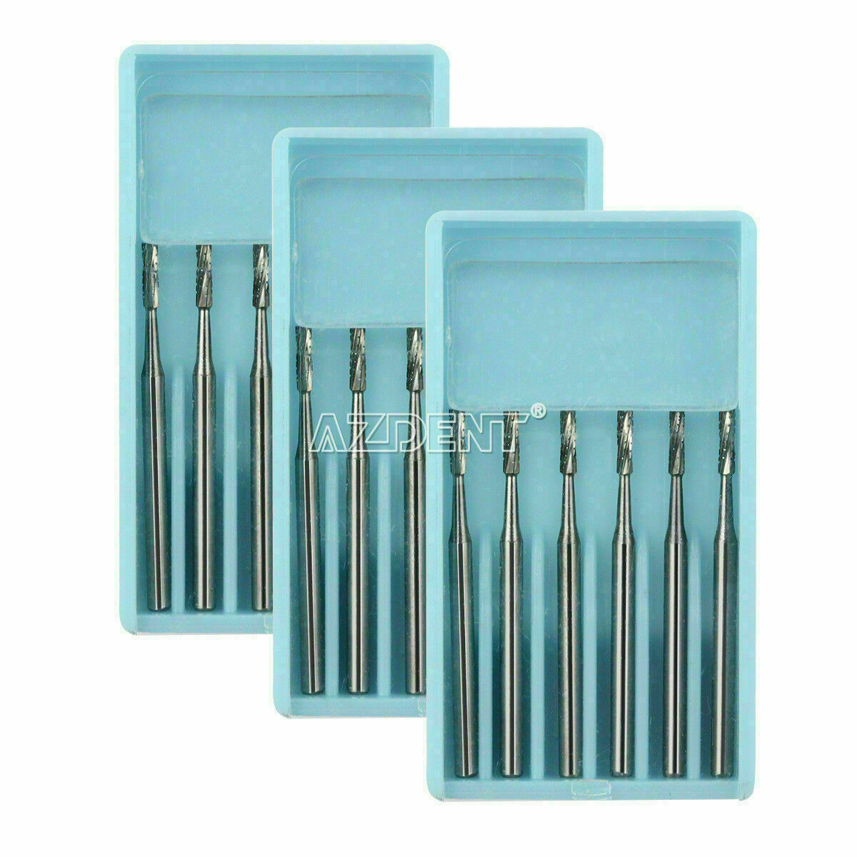 10 X Dental FGOS Surgical Carbide Burs Drills 25mm Length FG-557XL 6PCS/Box