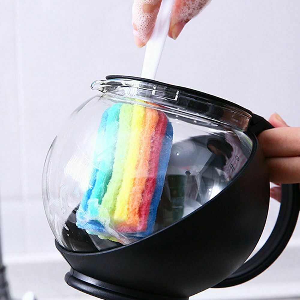 Tool Glass Household Washing Sponge Brush Bottle Brush Cleaner Scrubber