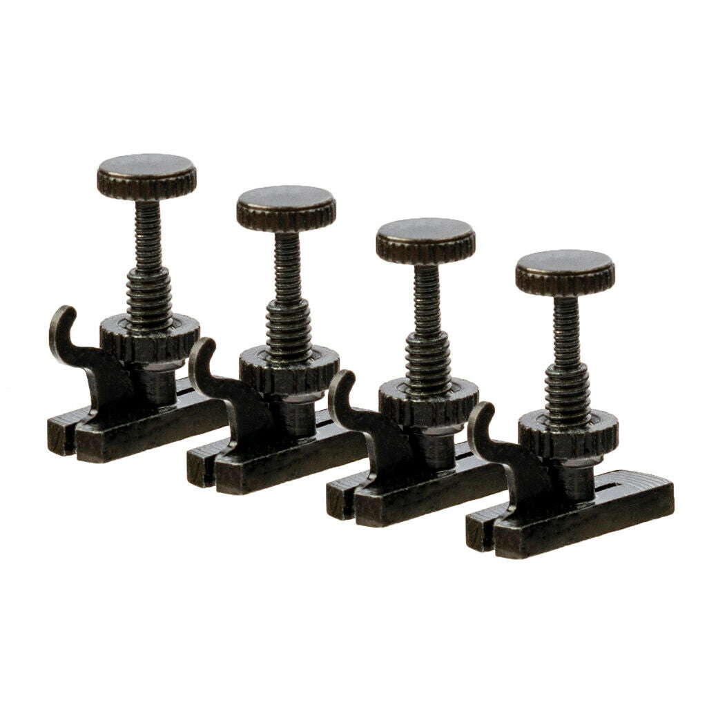 4 Piece Tuners for 4 / 4-3 / 4 Violin, Nickel Alloy String Adjuster
