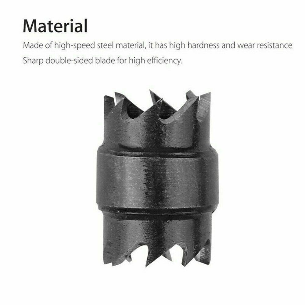 13pcs 3/8" Double Sided Rotary Spot Weld Cutter Drill Bits Cut Welds Remover Kit