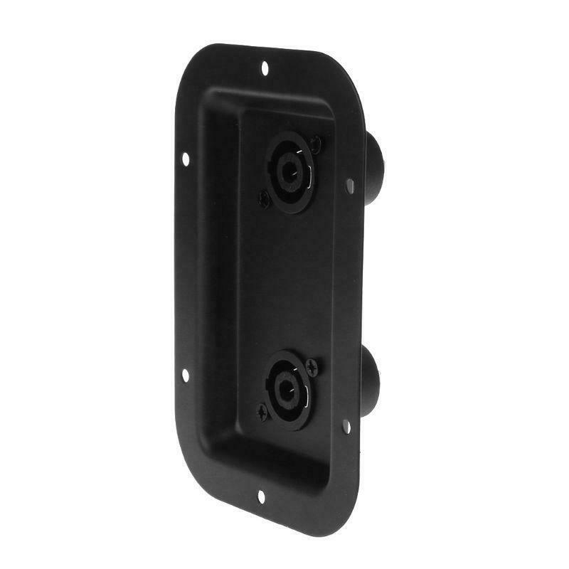 Jack Plate Socket Junction Box Clip Guitar Dual Large for SpeakOn PA Speaker