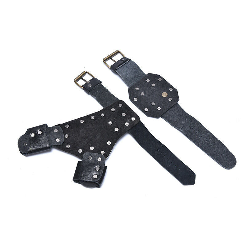 Fishing Shooting Left Hand Wrist Protect Glove Hunting Catapult Brace WristbBDD
