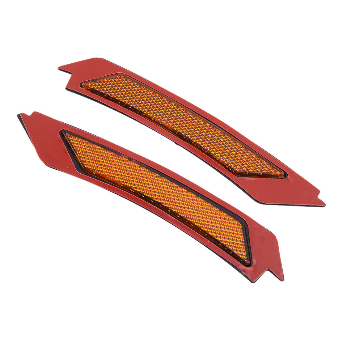 Amber Lens Front Bumper Reflector Side Marker Lights Lamps Fits For BMW E90 E91