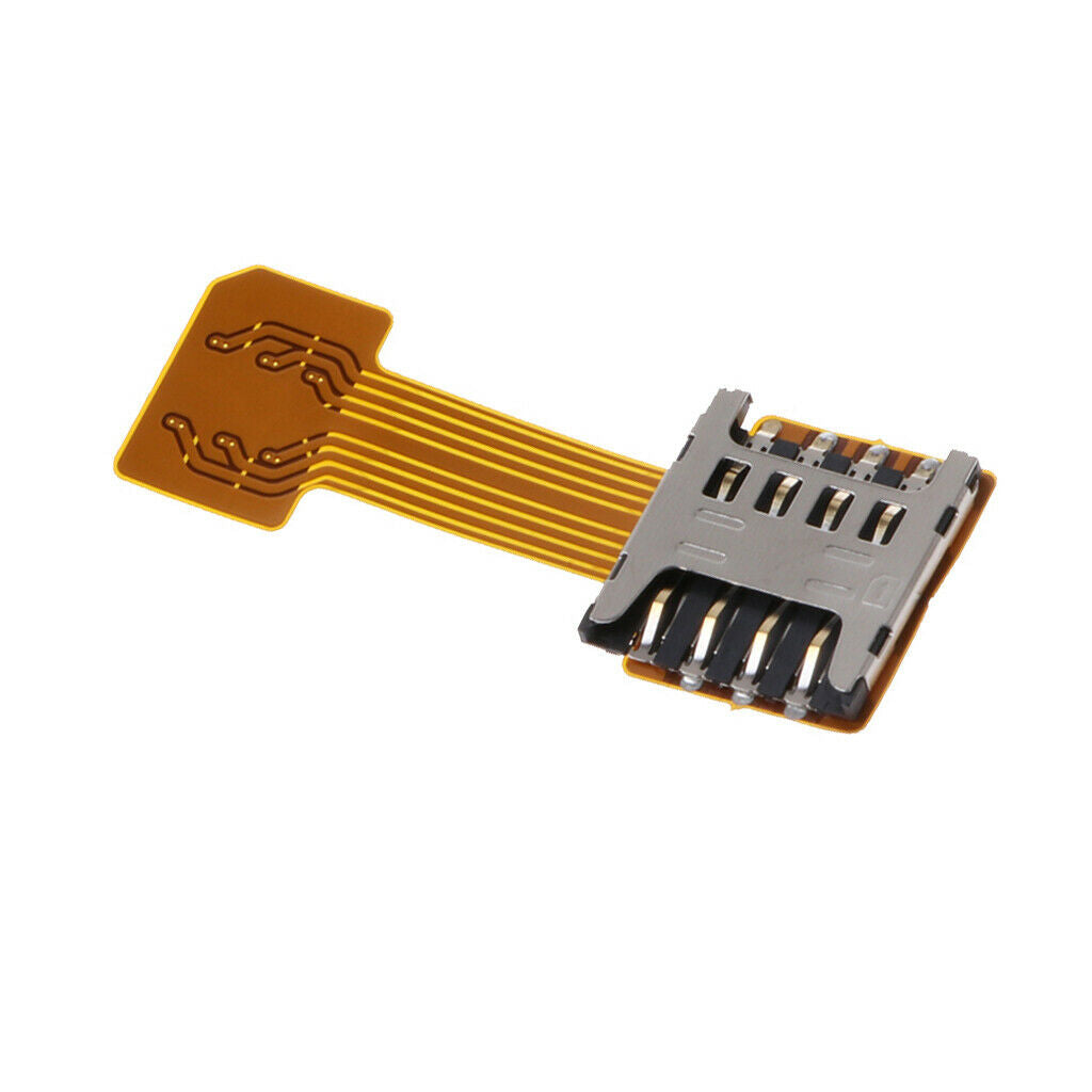 External Dual Micro SIM-Card Card Card Adapter Extender Slot Cellphone