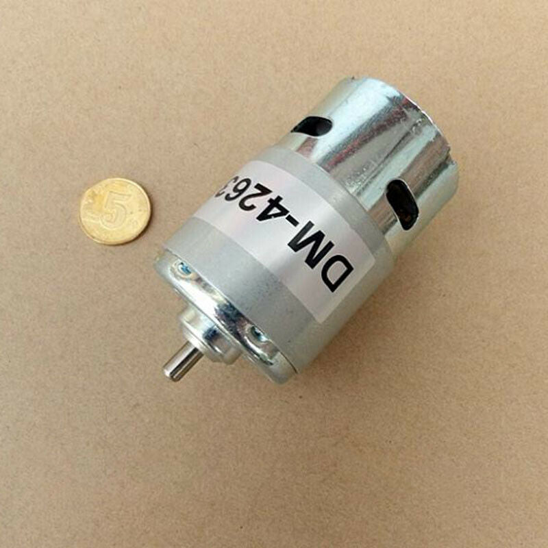 Mute 775 Motor DC 24-36V 6000RPM Low Speed Large Torque 5mm Shaft for DIY Parts