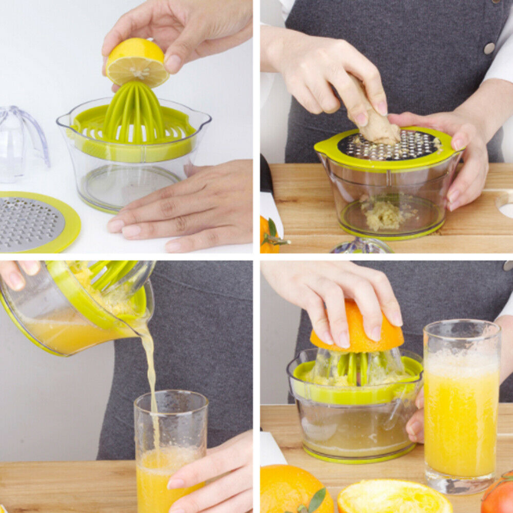 Manual Juicer 4 In 1 Lemon Squeezer Orange Citrus Juicer With in Measuring Cup