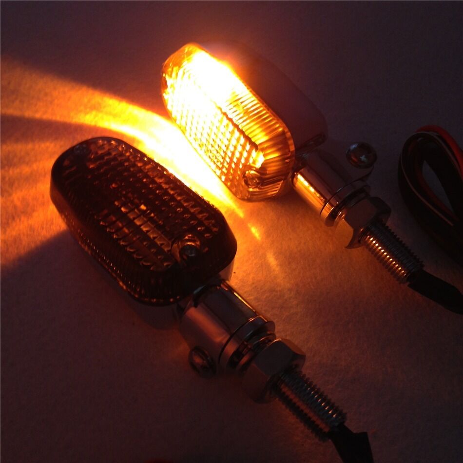 10mm Screw Turn Signals Blinker Smoke Aluminum Blinker Light for universal bike
