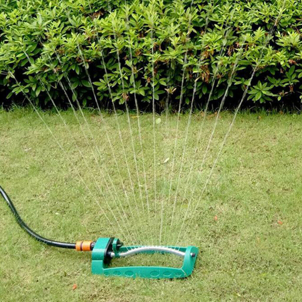 Oscillating Water Hose Irrigation Sprinkler Head Lawn Garden Watering