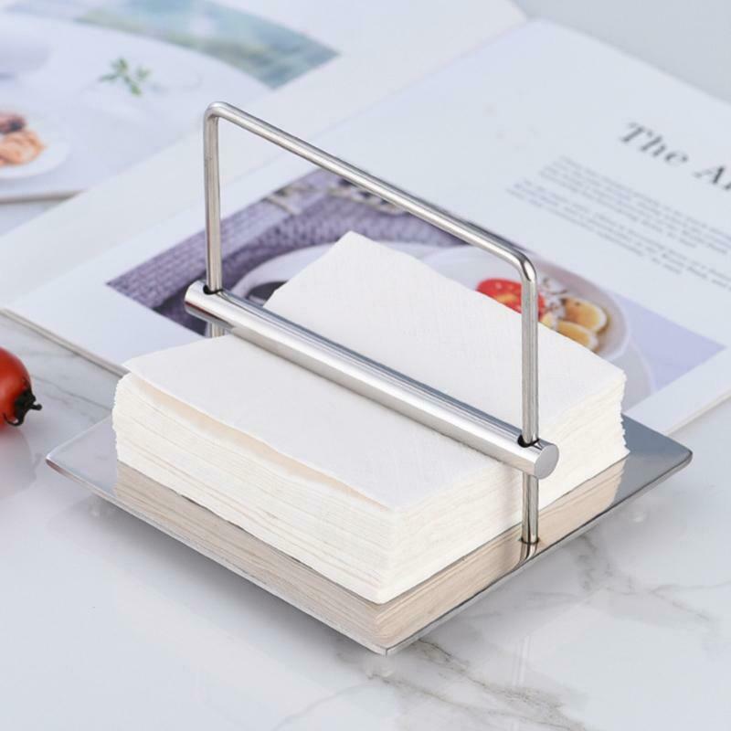Thicken Widen Bottom Exquisite Napkin Shelf Anti Fall Large Capacity for Napkin