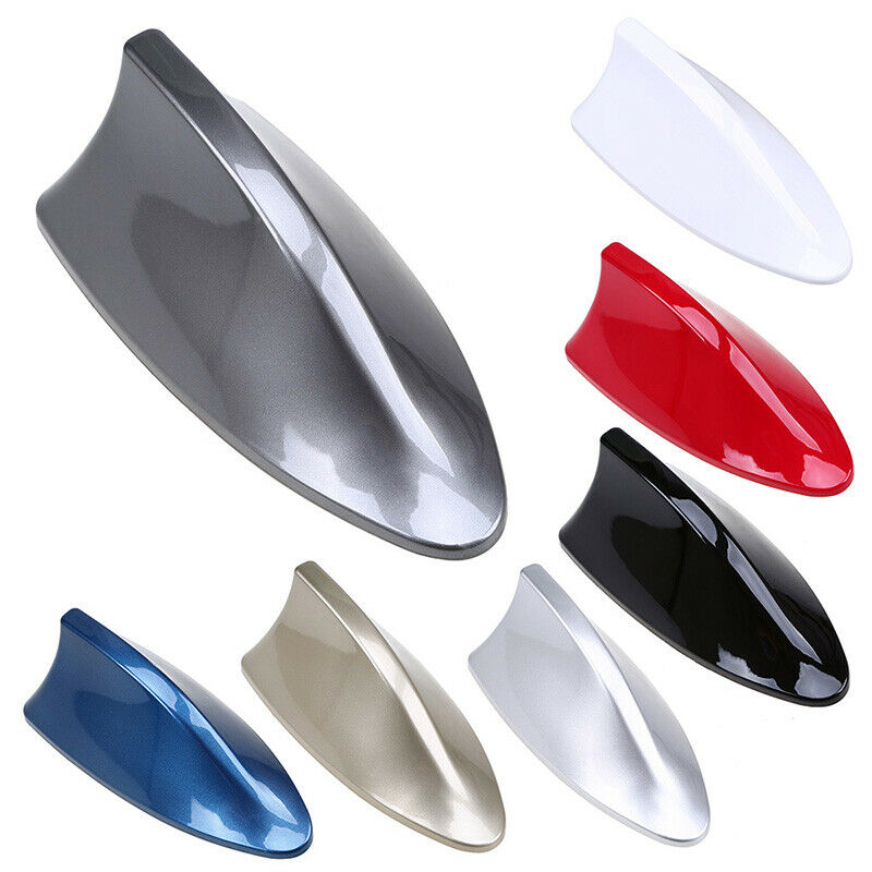 New Car Auto Roof Shark Fin Antenna Enhance Signal AM/FM Radio Aerial Universal