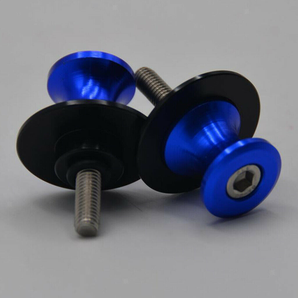 M6 6mm CNC Aluminum Swingarm Swing Arm Spools Sliders Stand Screws Universal