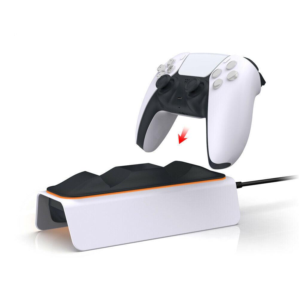 Dual Charger Wireless Gamepad Joystick Power Cradle Charging Holder for Sony PS5