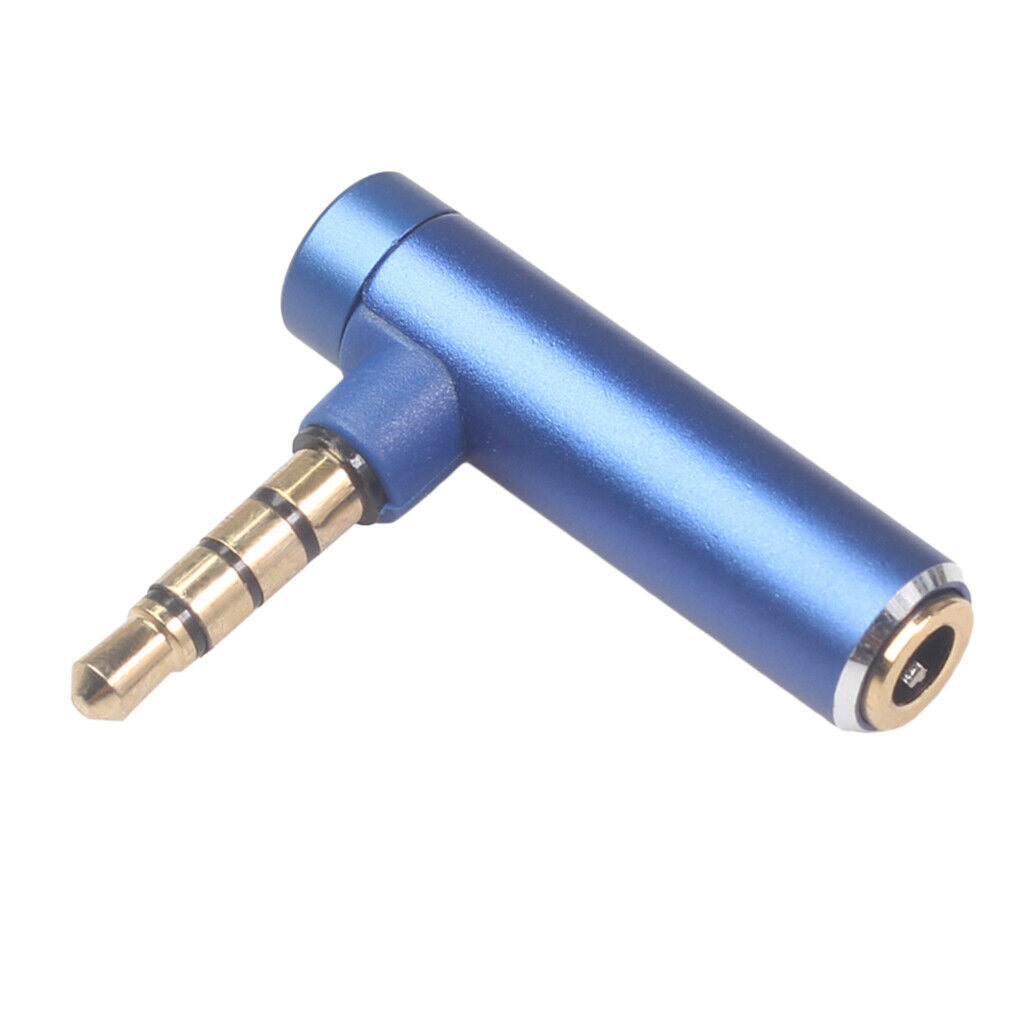 3x Alloy 3.5mm Earphone Adapter Plug Connector for Mobile Phones Tablets