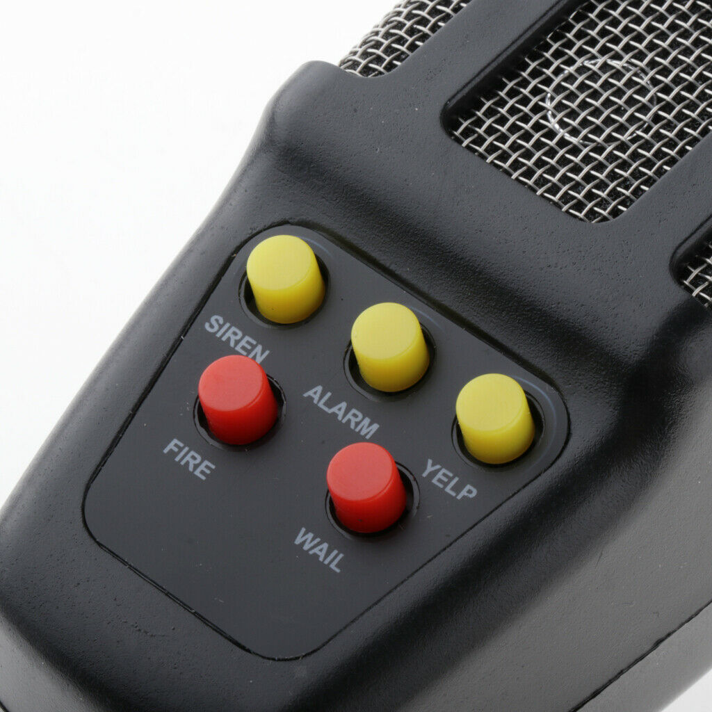 12V Car Vehicle 5 Sound Tone Loud Police Ambulance Loudspeaker Alarm Sound
