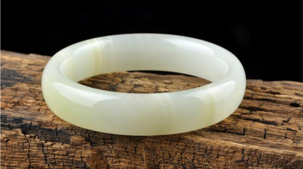 Chinese Beautiful Afghanistan Jade Bangle Hand-Carved Jade Bracelet 58-60mm