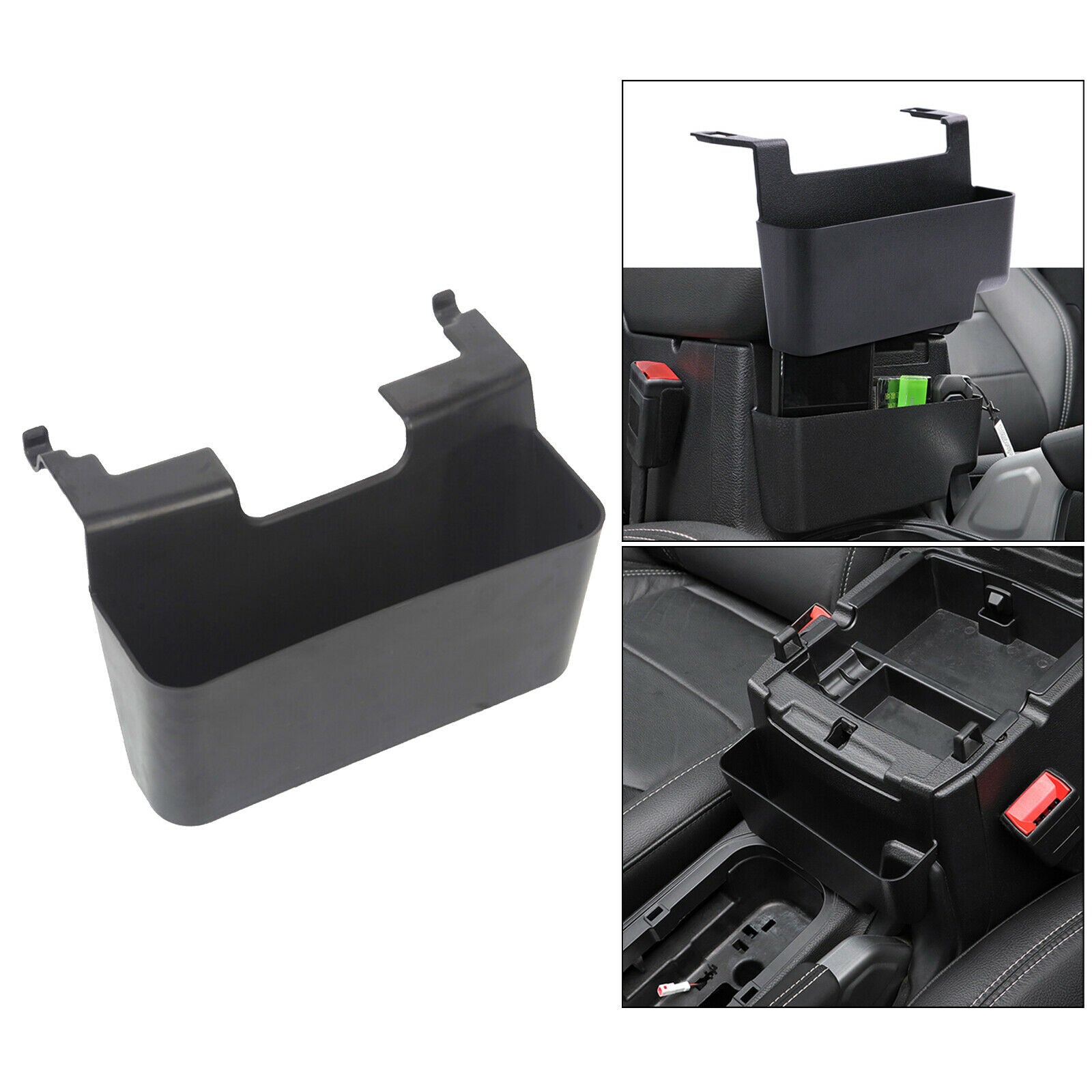 Armrest Storage Box Tray for Jeep Wrangler JK Interior Accessories Black