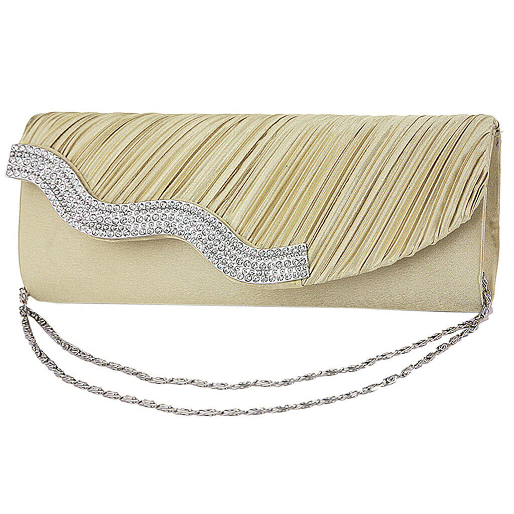 Lady   Shoulder   Clutch   Bag   Alloy   Rhinestone   Handbag   Wedding