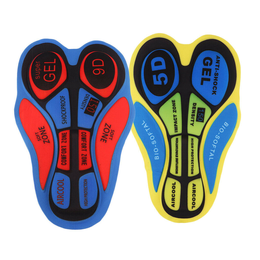 Unisex Cycling Shorts Pads Shockproof MTB Bike Bicycle Riding Base Cushion