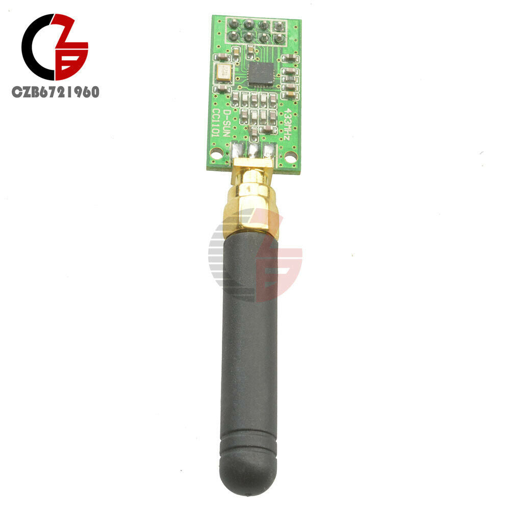 10X CC1101 Wireless Transceiver 315/433/868/915MHZ+SMA Antenna Wireless Module