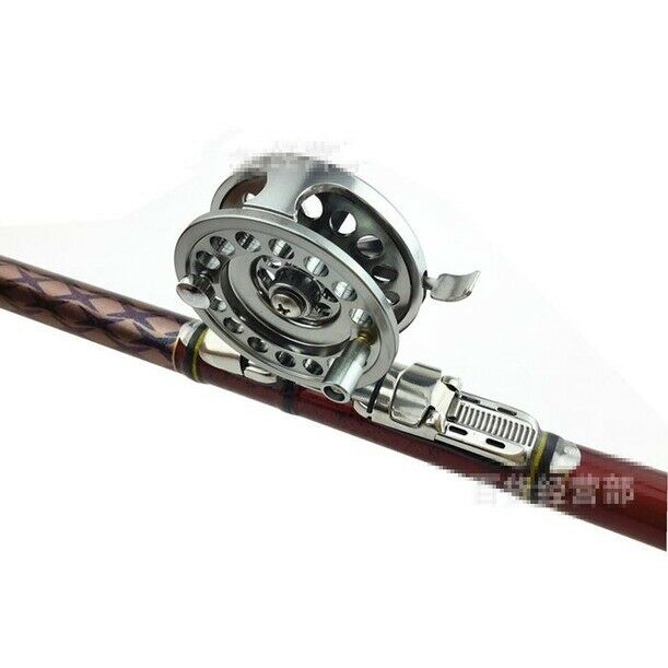 3pcs Fishing Rod Reel Seat Fly Spining Front Wheel Adapter Steel Sea Ice Fishing