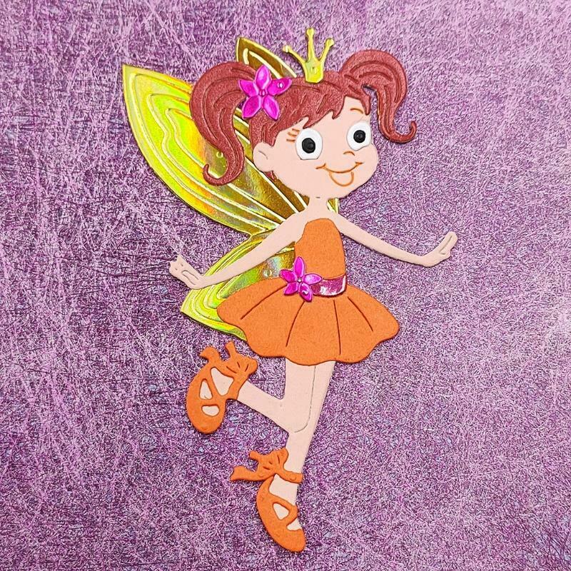 Fairy Metal Cutting Dies Stencil Scrapbooking DIY Album Stamp Paper Card Mold