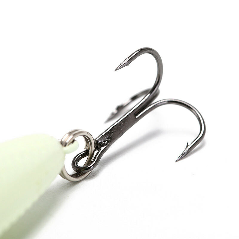 minnow night fishing lure bass crank bait hooks fish crankbait tackle plas.l8