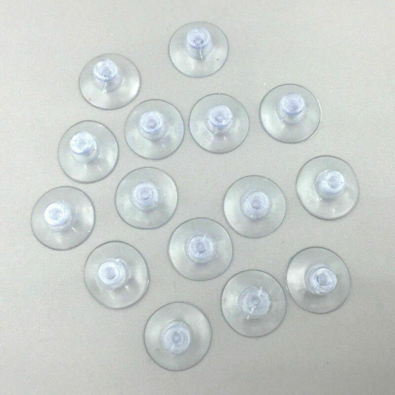 10Pcs 20mm Mini Clear Suction Cup Suckers For Wall Window Bathroom Kitchen Acc