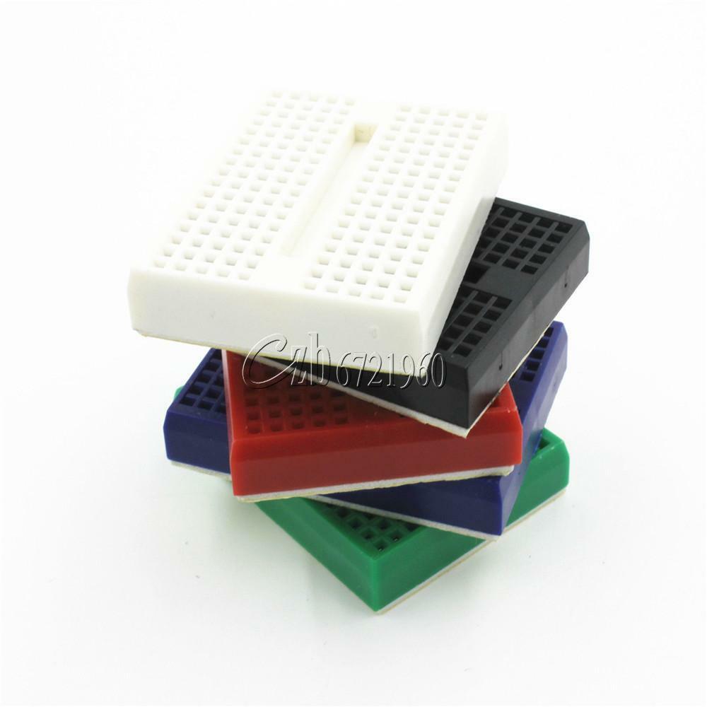 10PCS Colourful Solderless Prototype Breadboard 170 Tie-points Arduino Shield