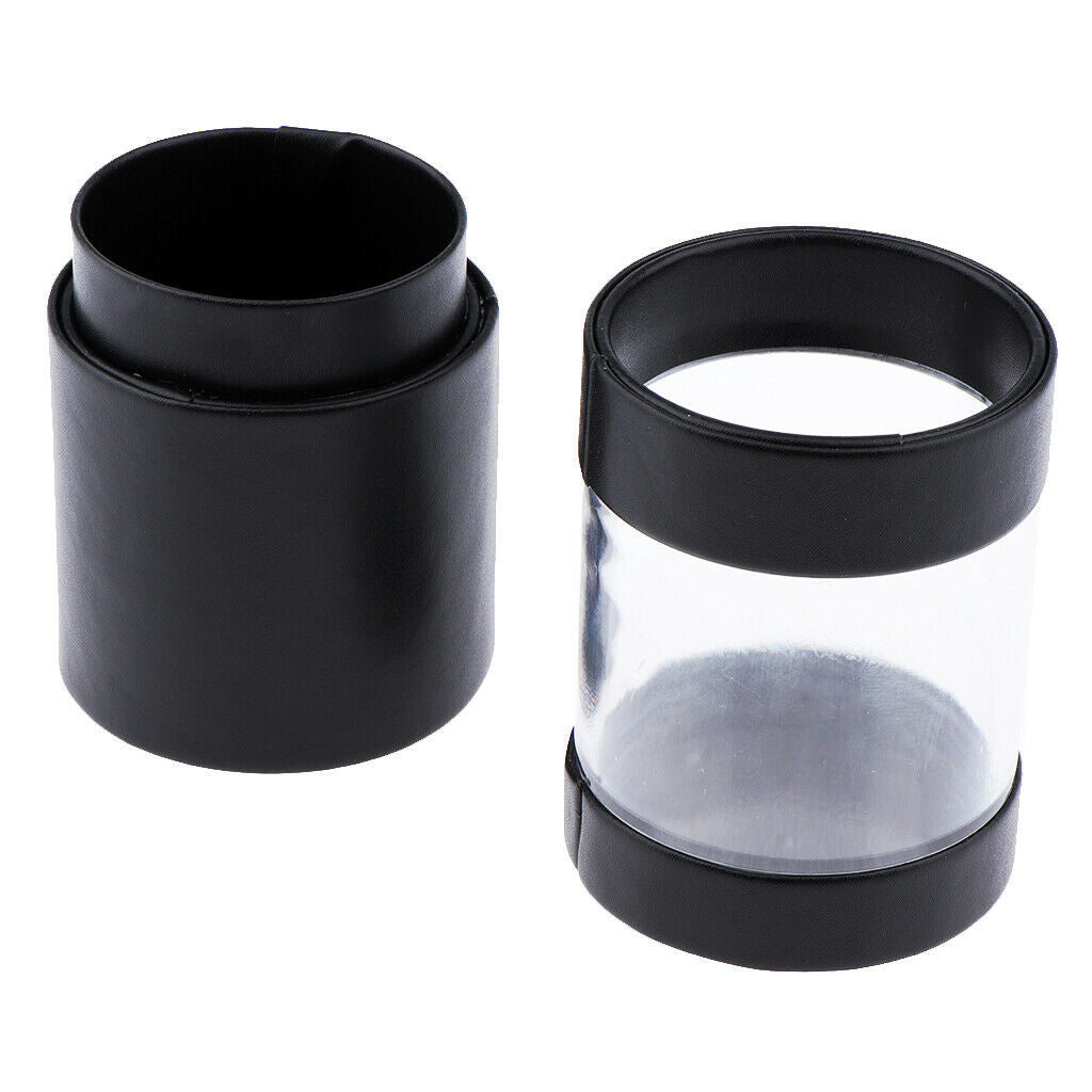 2Pcs Empty Storage Container Lipstick Tweezer Makeup Brush Holder Case Box