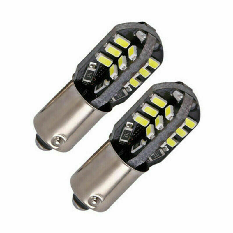 2X T11 T4W 3014 LED BA9S Car Side Light Bulb  24 SMD Interior Lamp White 12V 2W