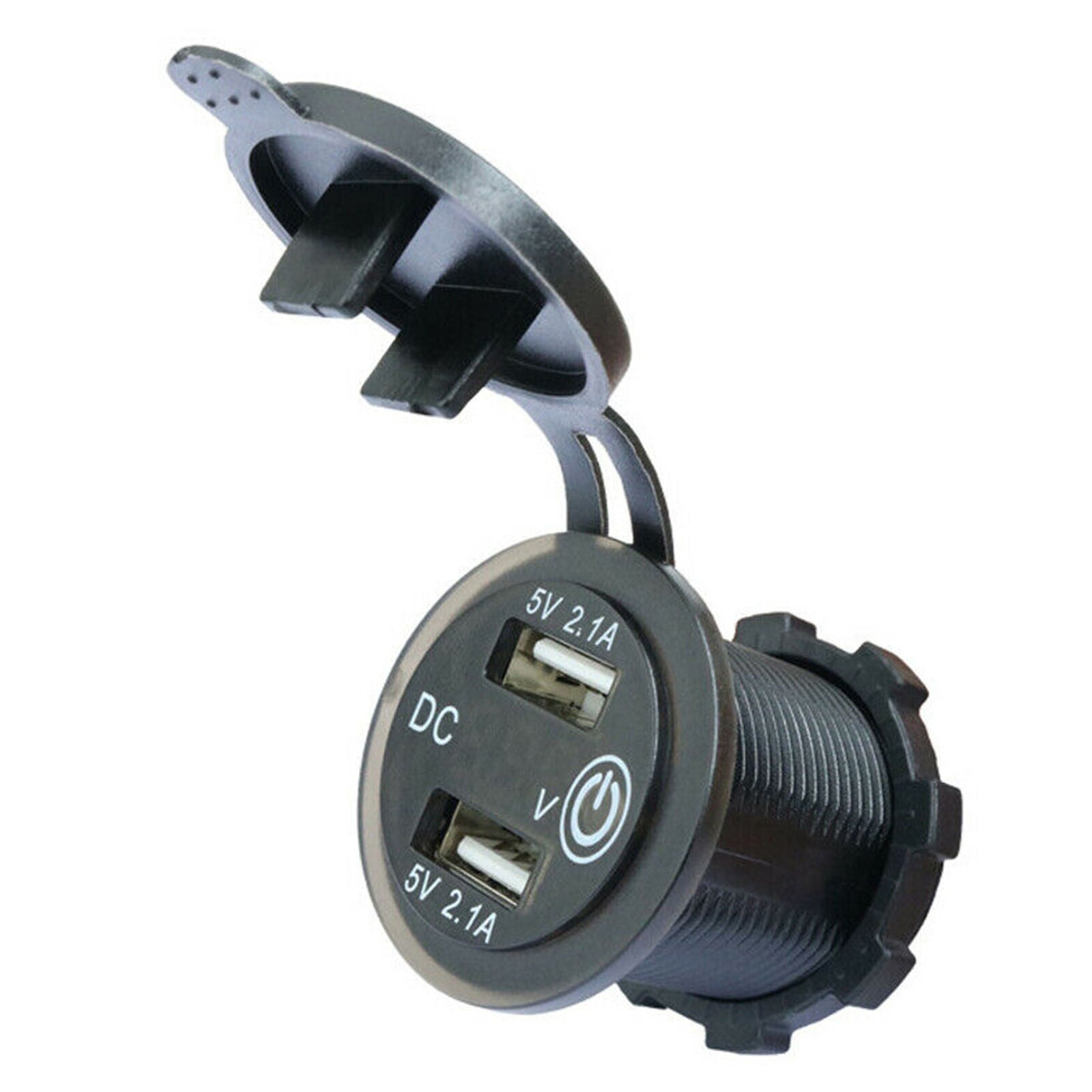 Car Socket USB Charger Socket lighter for 12V/ 24V Motorcycle Vehicles